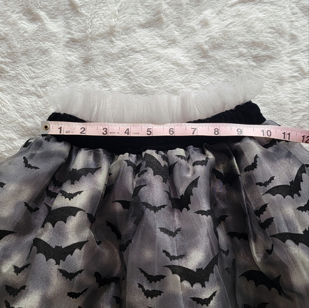 Halloween 🦇 Skirt With Bat Print for little girl - Picture 4 of 8